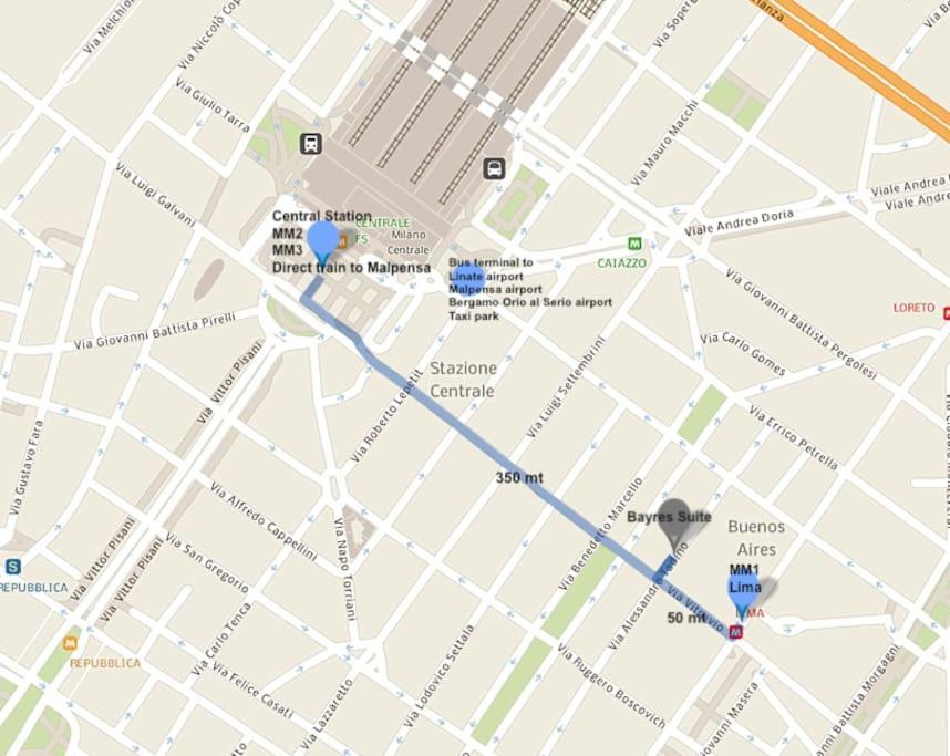 Nel Quartiere Bayres Suite Completamente Rinnovata Milán Exteriér fotografie